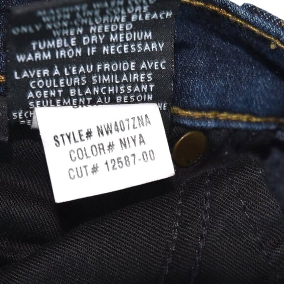 Hudson Ankle Krista Super Skinny Jeans in Niya Color Size 26 Dark wash - Picture 5 of 9